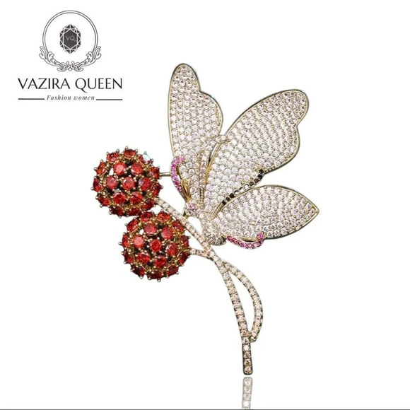 VQ Butterfly Brooch - Picture 1 of 4